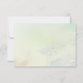 Camping Tent Natuur Thered Wedding RSVP Kaarten (Achterkant)