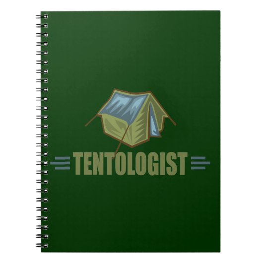 Camping, tent notitieboek (Voorkant)