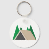 Camping Tent Sleutelhanger (Voorkant)