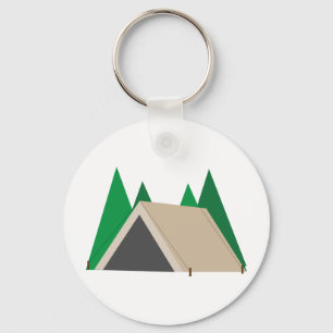 Camping Tent Sleutelhanger