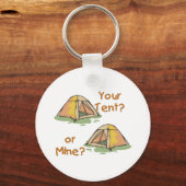 Camping Tents Sleutelhanger (Voorkant)