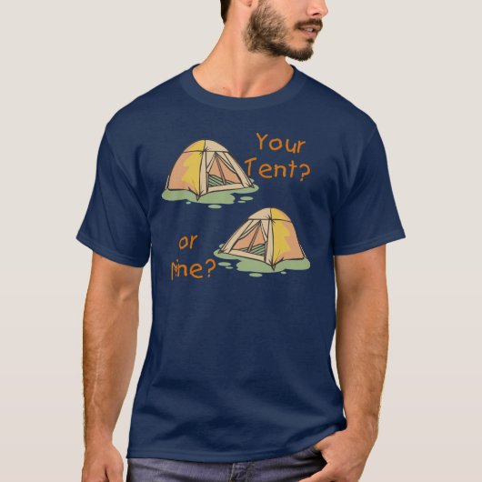 Camping Tents T-shirt (Voorkant)