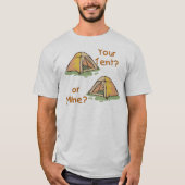 Camping Tents T-shirt (Voorkant)