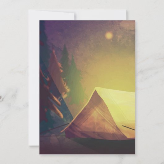 Camping Thaise Uitnodiging (Achterkant)