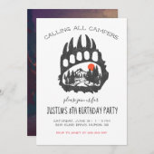 Camping Thaise Uitnodiging (Voorkant / Achterkant)