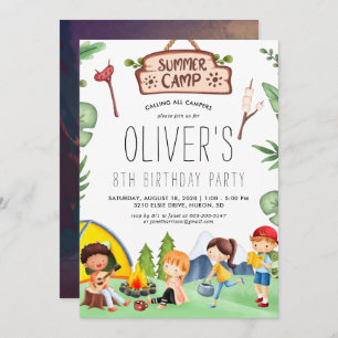 Camping Thaps Kinder Summer Camp Partij voor de Kaart