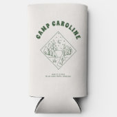 Camping Thema Bachelorette Feest Aangepast Seltzer Blikjeskoeler (Voorkant)