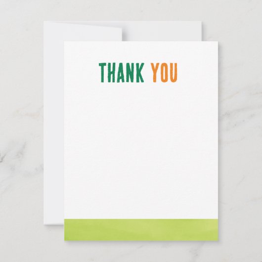 Camping thema bedankkaarten bedankkaart (Achterkant)