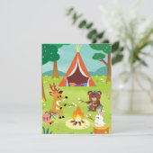 Camping Thema Dankkaartjes Bedankkaart (Staand voorkant)