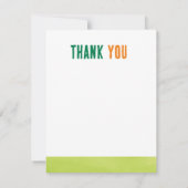 Camping Thema Dankkaartjes Bedankkaart (Achterkant)