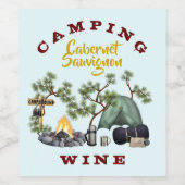 Camping Thema Douane Wijnlabels Wijn Etiket (Enkel label)