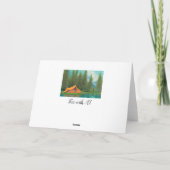 Camping Thema Gelukkige Verjaardag voor hem Kaart (Achterkant)