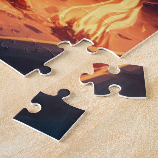 Camping thema kunst | Het maken van S'mores Legpuzzel (Zijkant)