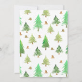 Camping Thema Party - Badges & Icons Kaart (Achterkant)