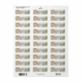 Camping Thema Retouradreslabel Etiket (Full Sheet)