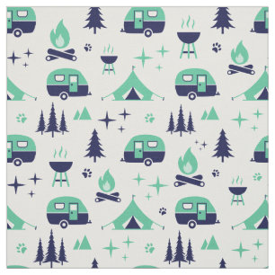 Camping Thema Stof