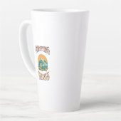 Camping thema theepot latte mok (Linkerhoek)