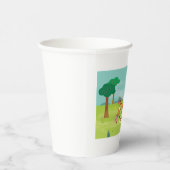 Camping thema verjaardagsbekers papieren bekers (Rechts)