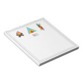 Camping Theme Notitieblok (Schuin)