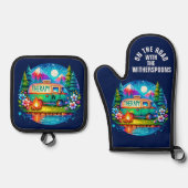 Camping Therapy Ovenwant & Pannenlap Set (Voorkant)