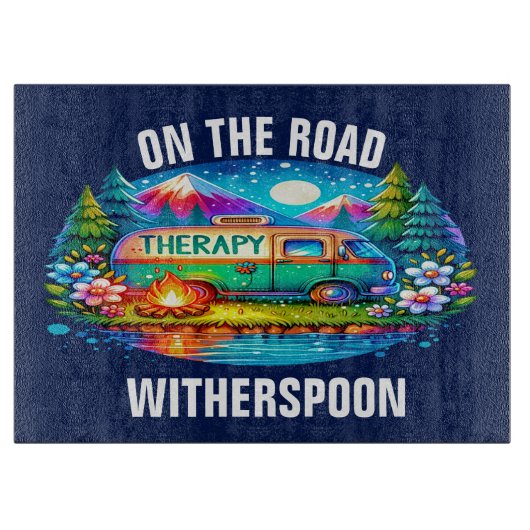 Camping Therapy Snijplank (Voorkant)