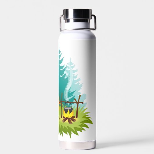 Camping Thor Copper Vacuum geïsoleerd Waterfles (Achterkant)