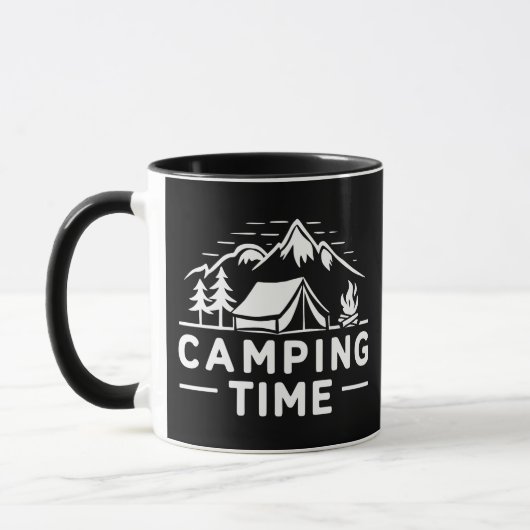 Camping Tijd, Ontdek het mooie van natuur Mok (Links)