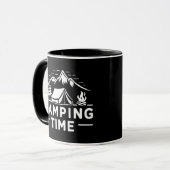 Camping Tijd, Ontdek het mooie van natuur Mok (Voorkant links)