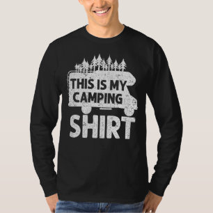 Camping Trailer Camper Van Mobile Home Caravan Mot T-shirt