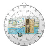 Camping Trailer Dart Board Dartbord (Voorkant)