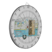 Camping Trailer Dart Board Dartbord (Voorkant Links)