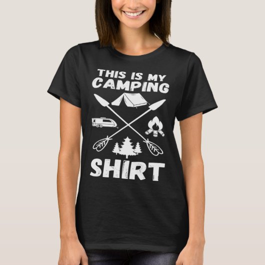 Camping Trailer Dies ist mein Camping   Camper Va T-shirt (Voorkant)