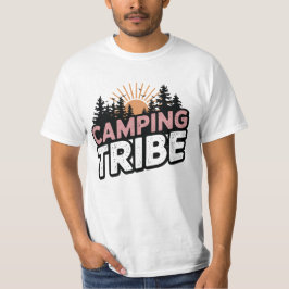 Camping Tribe - Adventure & Natuur Lover T-shirt