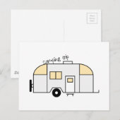 Camping Trip Briefkaart (Voorkant / Achterkant)
