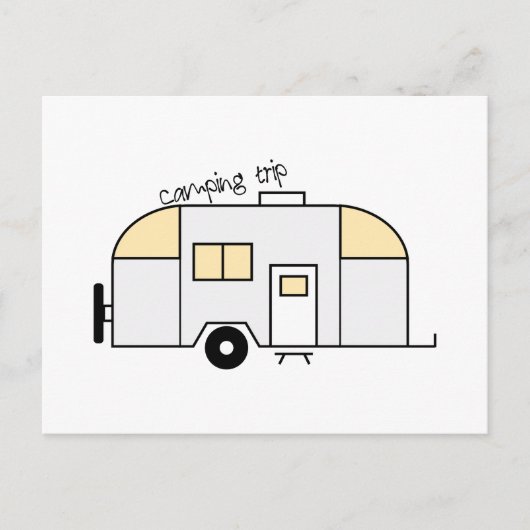 Camping Trip Briefkaart (Voorkant)