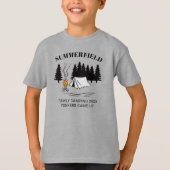 Camping Trip Campfire Family Reunion - Aangepaste  T-shirt (Voorkant)