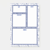 Camping Trip Familie Maaltijd Plannotities Post-it® Notes (Voorkant)