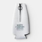 Camping Trip Family Matching Happy Campers Custom Flesjeskoeler (Achterkant)