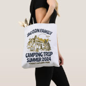  Camping Trip van Caravan Family Reunion Tote Bag (Dichtbij)