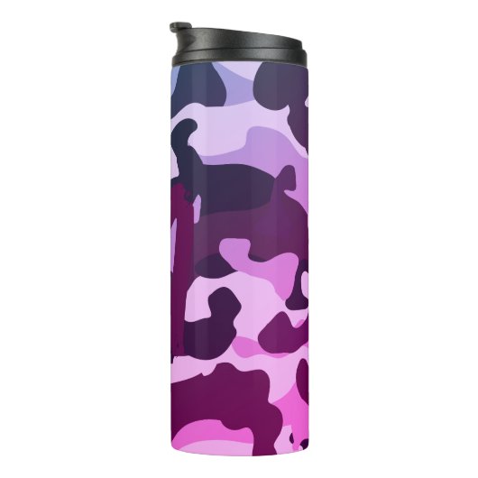 Camping Tumbler | ADD INITIAAL Camouflage Kinder T Thermosbeker (Geroteerd rechts)
