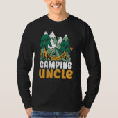 Camping Uncle Campsite Camper Hobby Camp T-shirt (Voorkant)