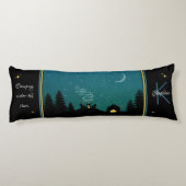 Camping under the Stars Monogram Lichaamskussen (Achterkant)