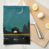 Camping under the Stars Monogram Theedoek (Quarter Fold)