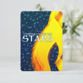 Camping under the Stars Starshine and Campfire Kaart (Staand voorkant)