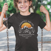Camping Vacation Custom Family Matching Son Camp T-shirt