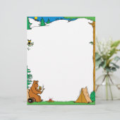 Camping Vacation Letterhead (Staand voorkant)