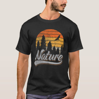 Camping Vacation Summer Outdoor Beach Surfred Adve T-shirt