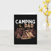 Camping Vader Camper Gelukkige Vaderdag Kampvuur M Kaart (Gele Bloem)