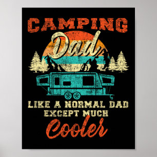 Camping Vader Pop-Up Camper Rv Trailer Retro Vinta Poster