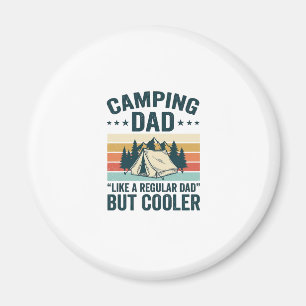 Camping Vader Vintage Retro Outdoor Vector T-shirt Magneet